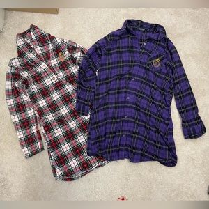 set of 2 small Lauren Ralph Lauren sleep shirts